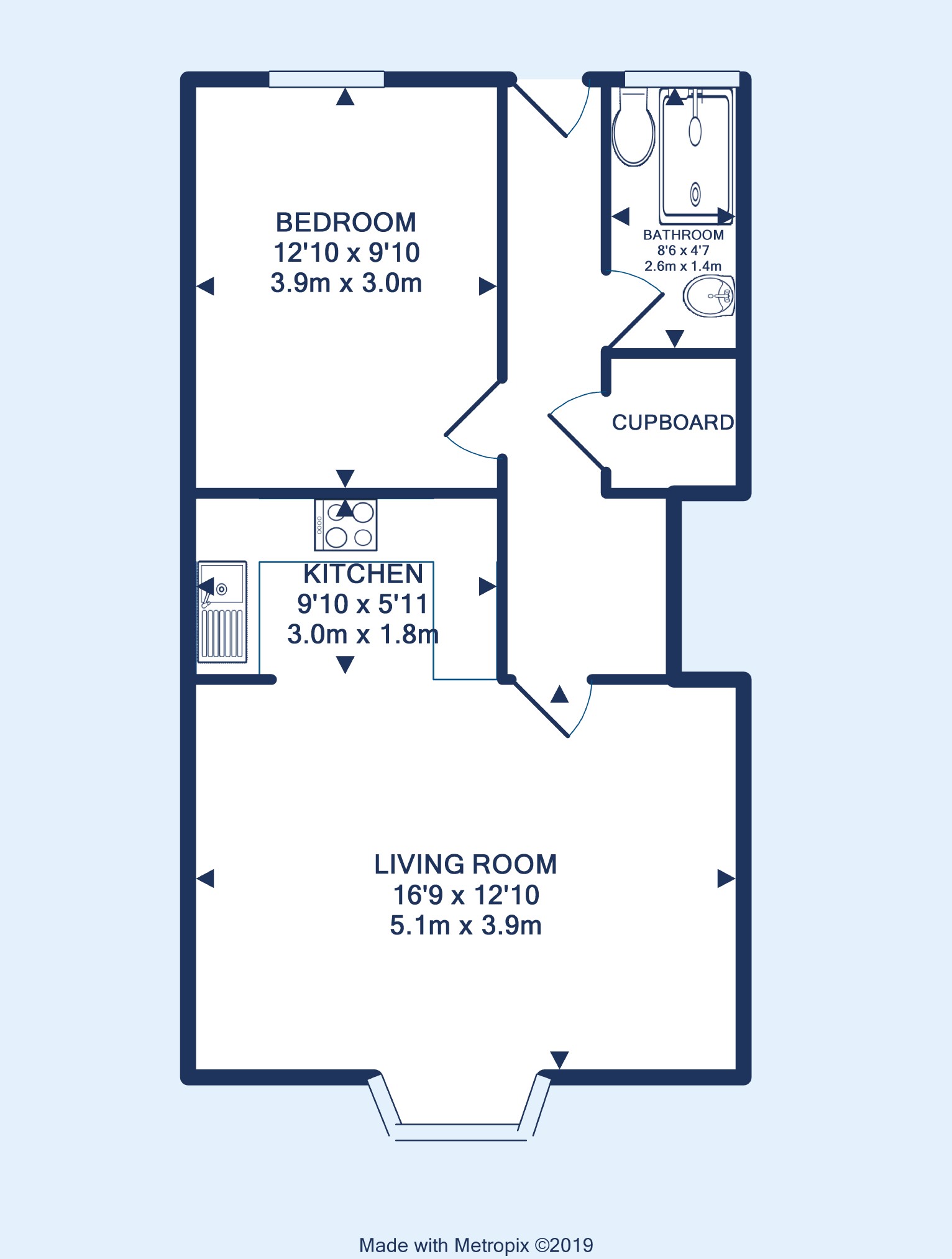 1 Bedrooms Flat for sale in Coronation Road, Southville, Bristol BS3