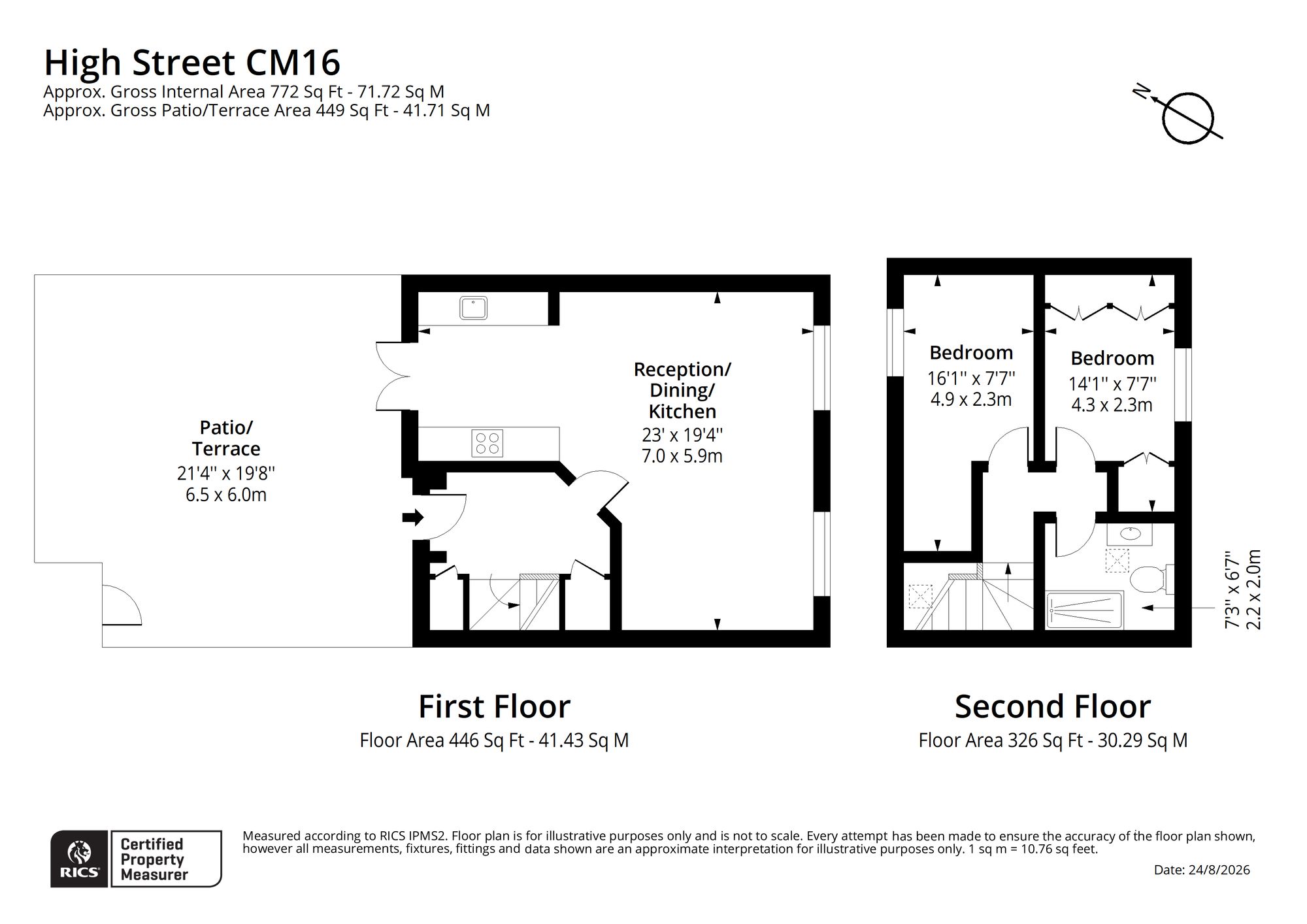 205B High Street, Epping floorplan