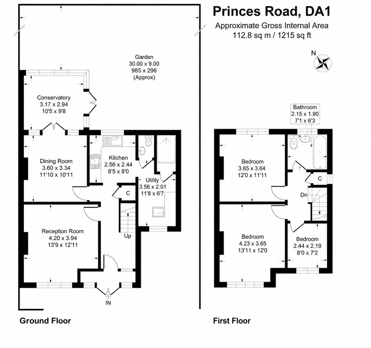 287, Princes Road, Dartford floorplan