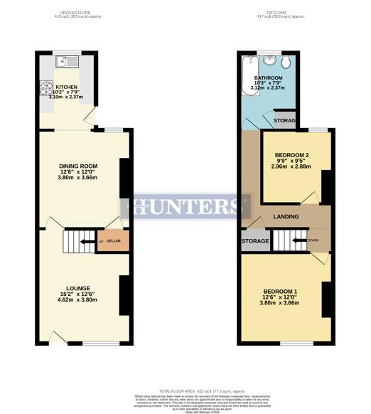 102, Barnsley Road, Rotherham floorplan