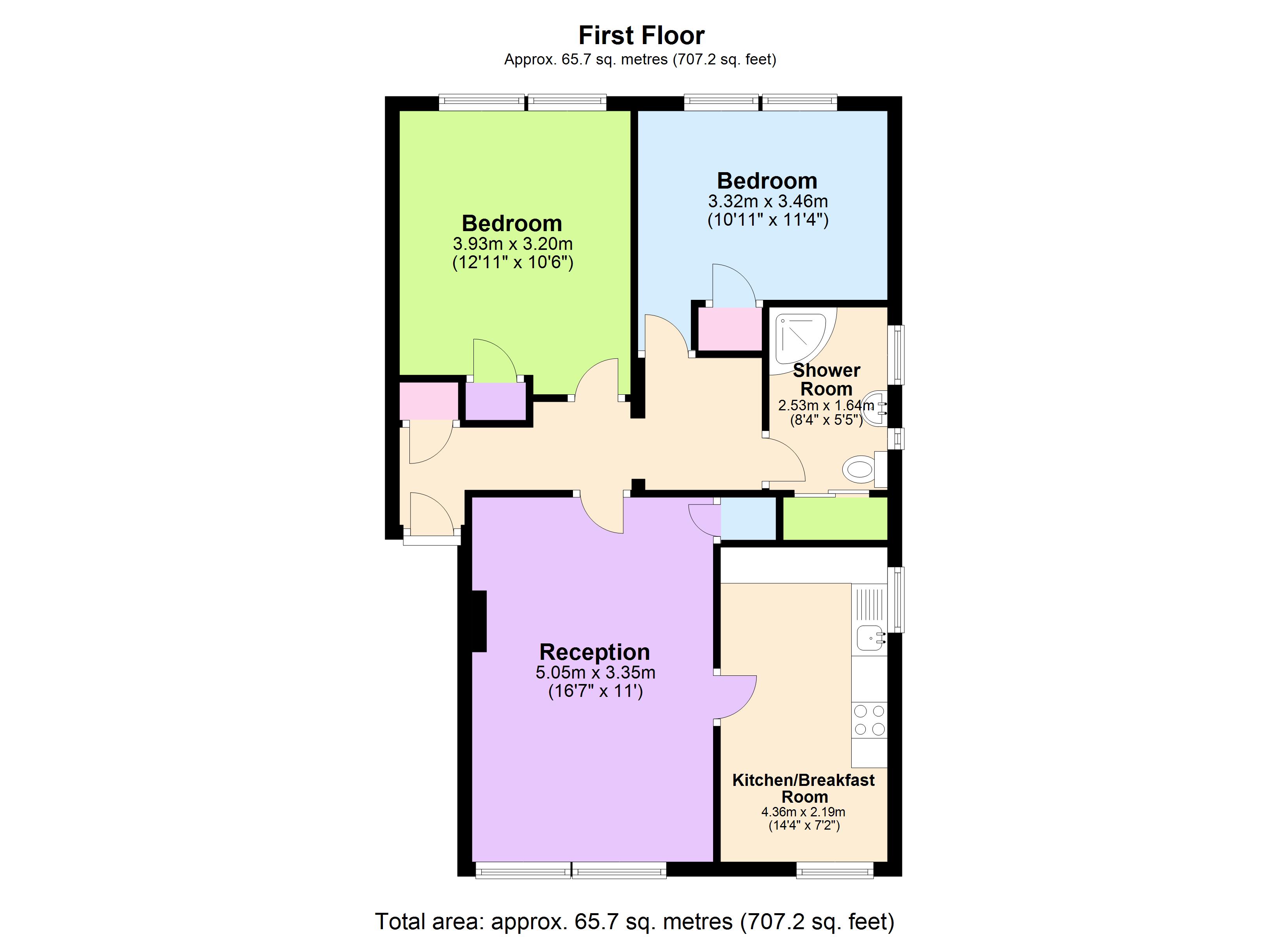 Clarendon Rise, Lewisham, London SE13, 2 bedroom flat for sale