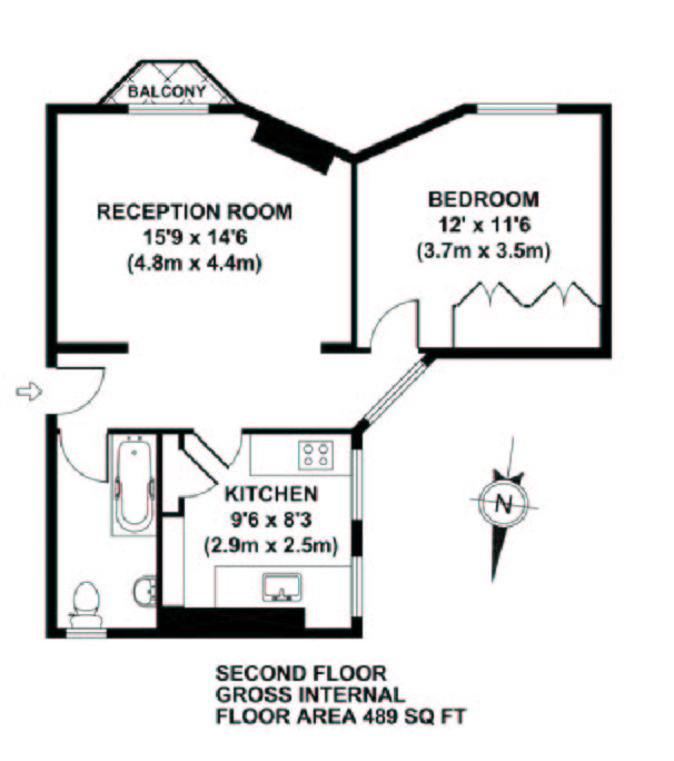 1 Bedrooms Flat to rent in Albert Bridge Road, London SW11