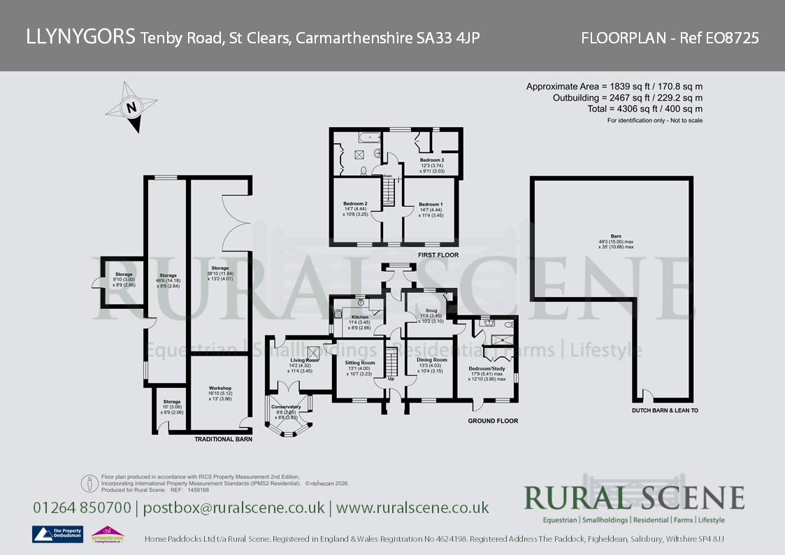 LLYNYGORS, ST CLEARS floorplan