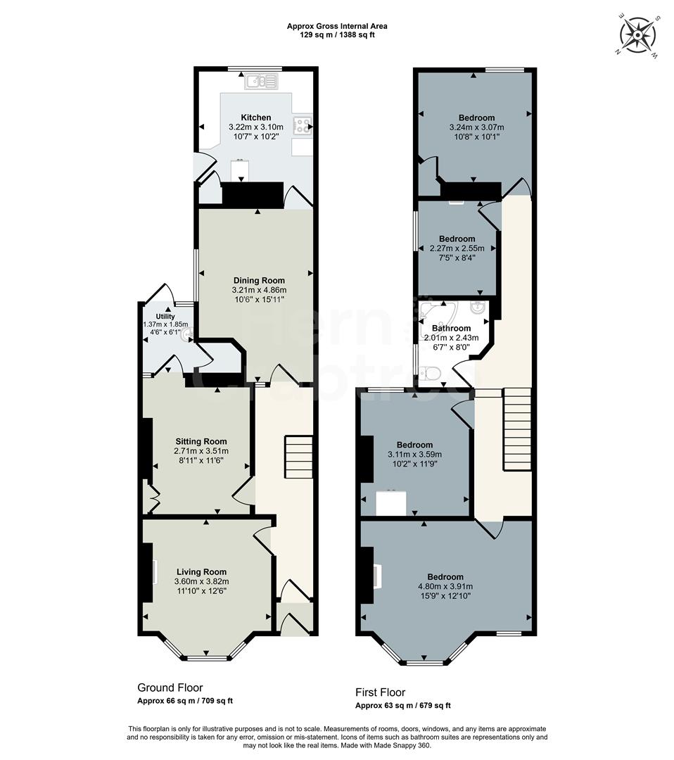 53, Pentre Street, Cardiff floorplan