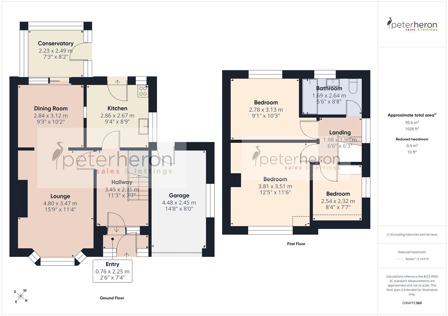 9, Larchwood Grove, Sunderland floorplan