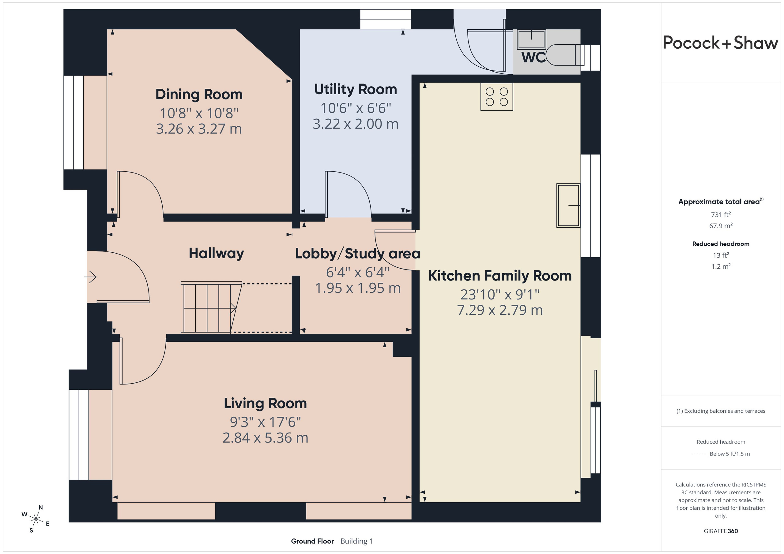 2 Park Cottages, Park Lane, Cambridge floorplan