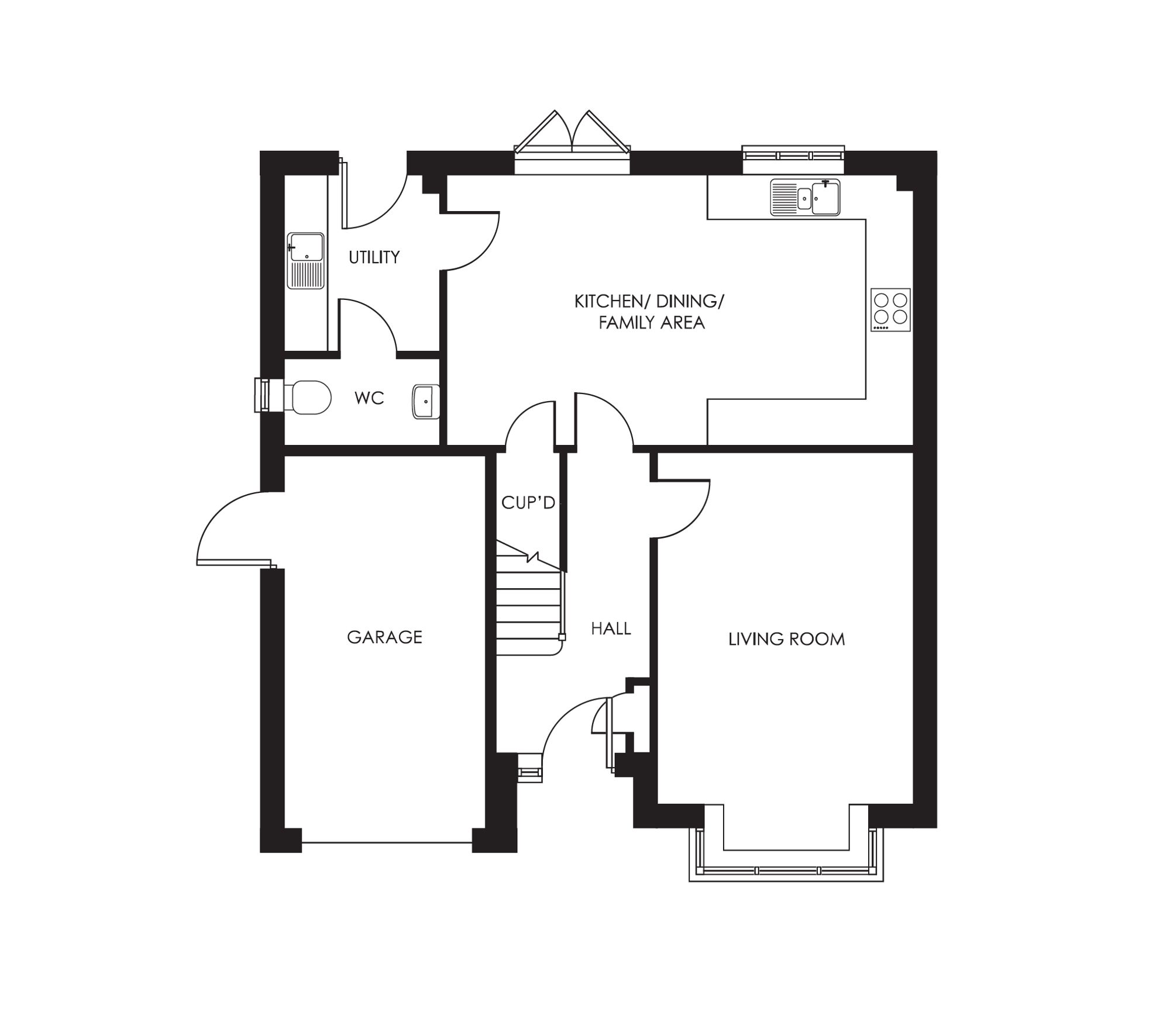 Grasmere, Woodlake View, Staffordshire floorplan