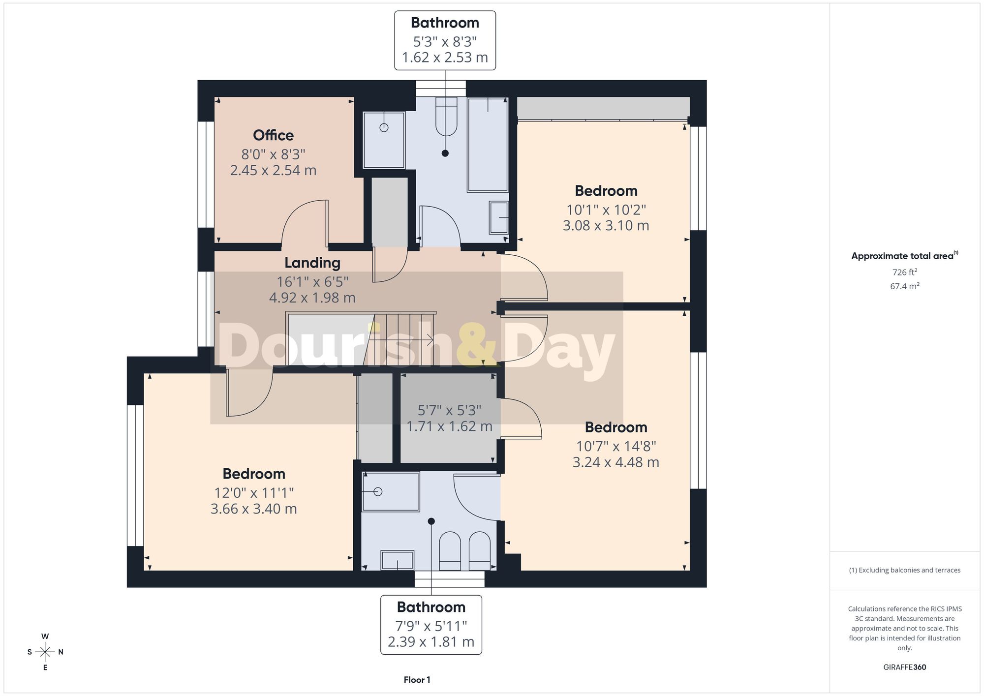 3 Kingfisher Drive, Stafford floorplan