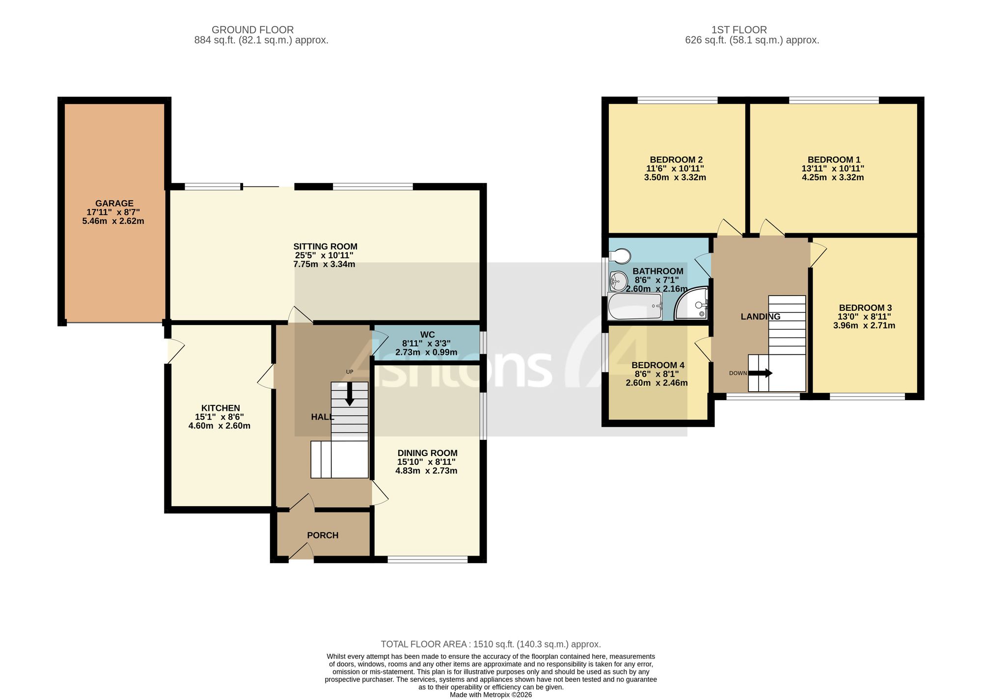 9 Oakwood Drive, Leigh floorplan