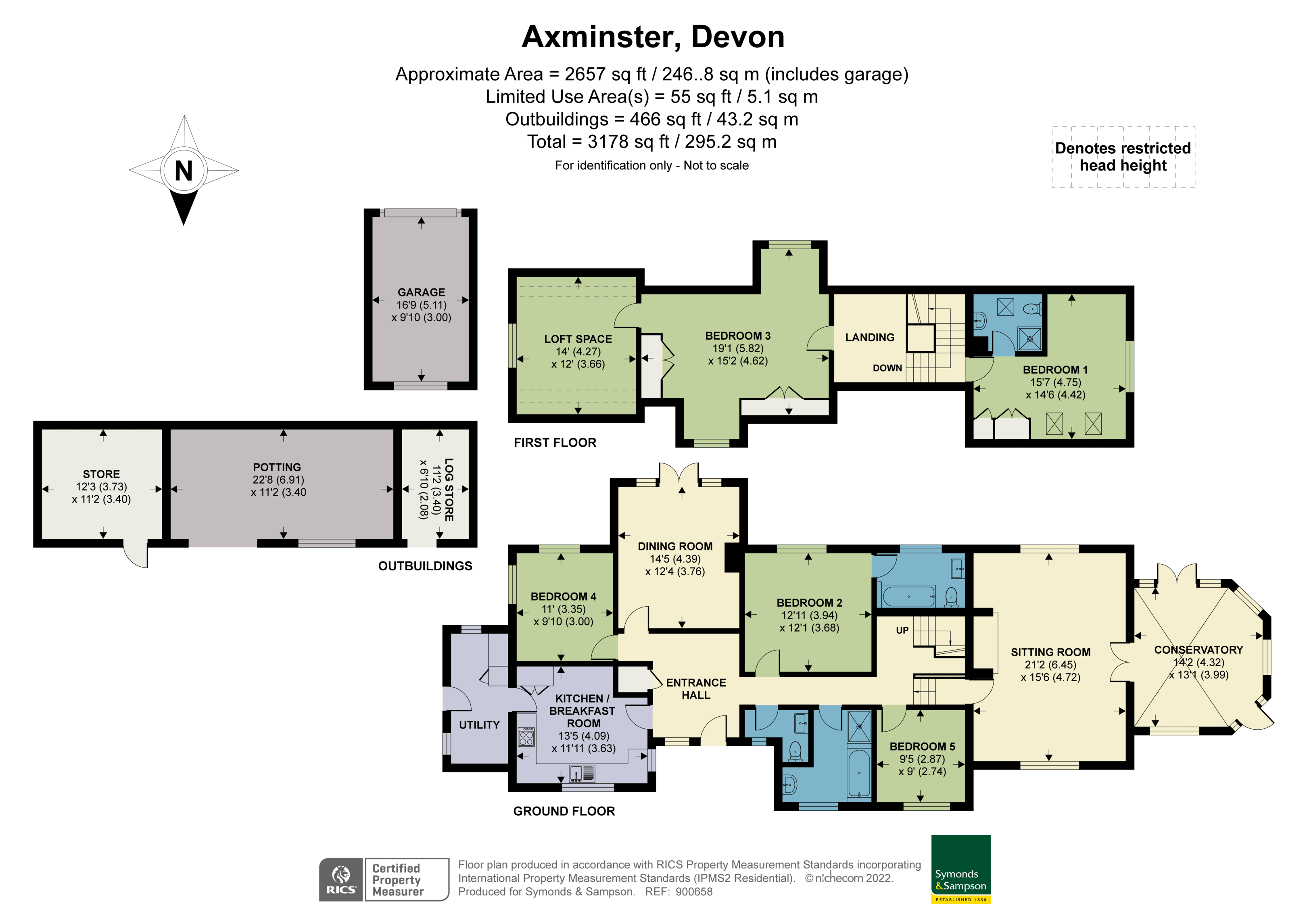 Chardstock, Axminster, Devon EX13, 5 bedroom detached house for sale
