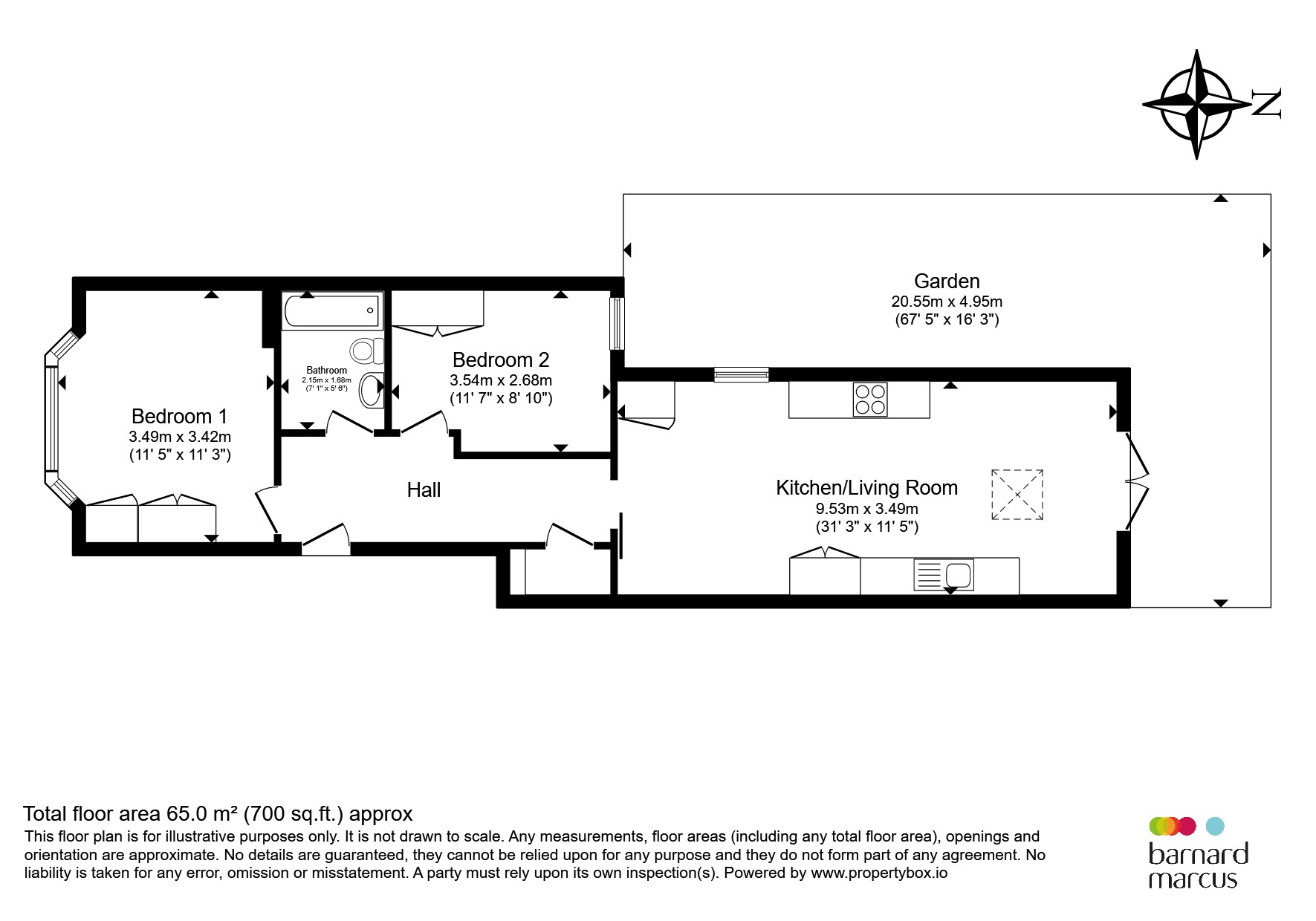 Stanhope Road, London floorplan