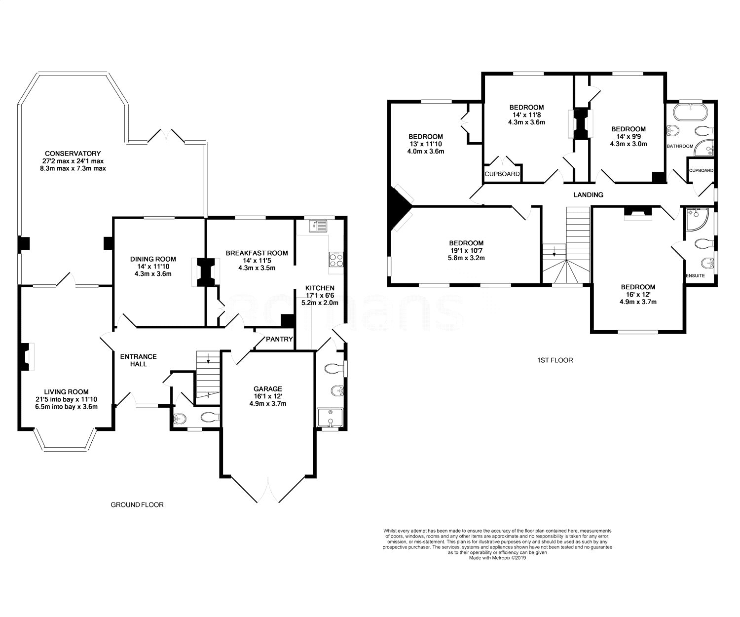 5 Bedrooms Detached house for sale in Albert Road, Caversham Heights, Reading RG4