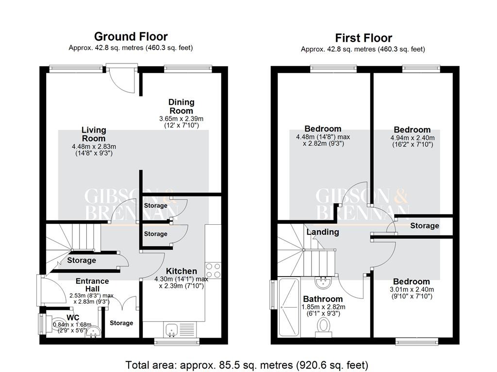 70, Oldwyk, Basildon floorplan