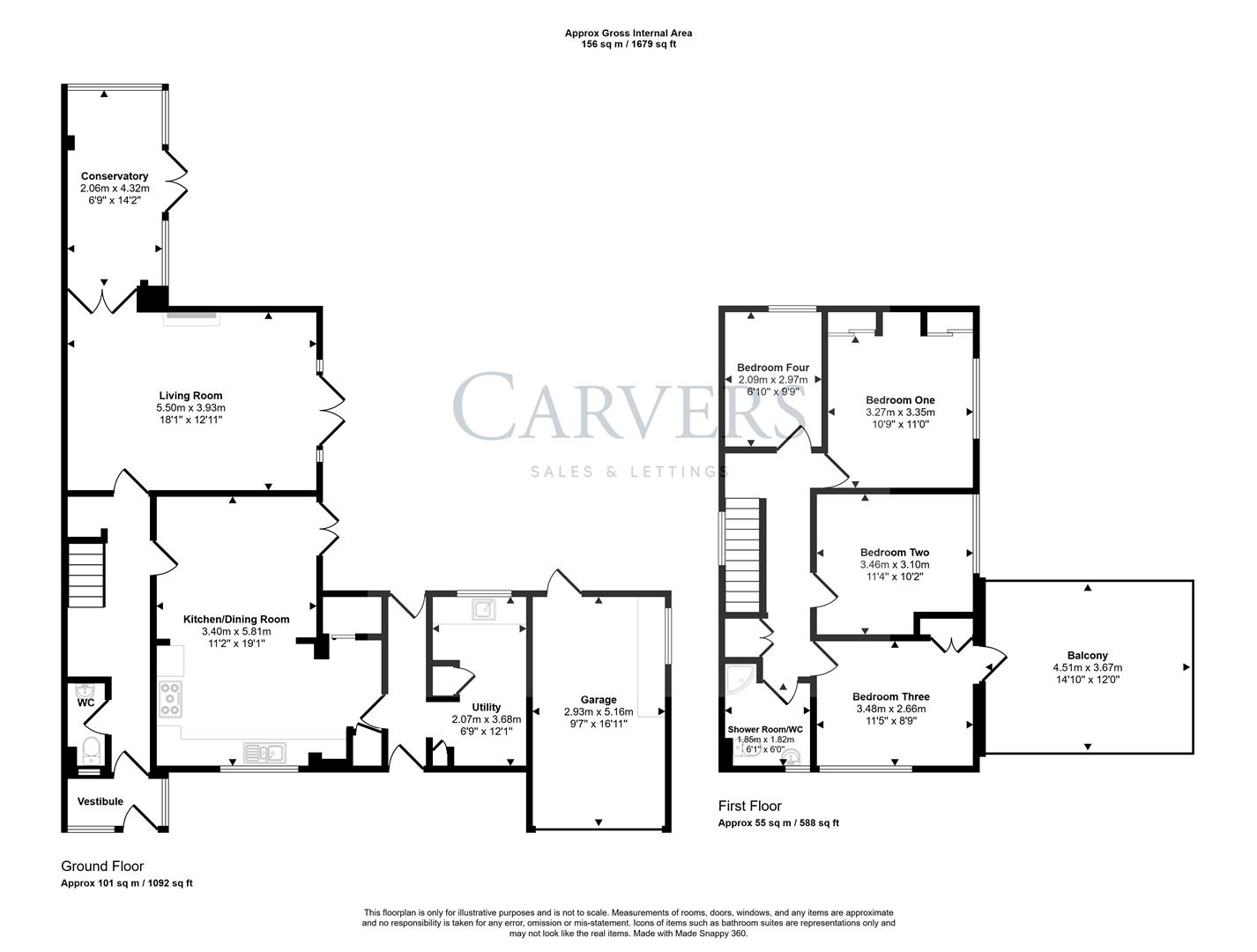 19, Cumby Road, Newton Aycliffe floorplan