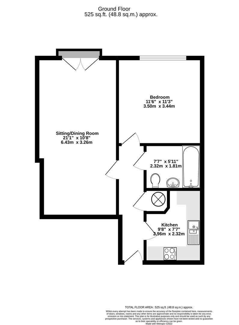 11 Fairfield Court, Gale Lane, York floorplan