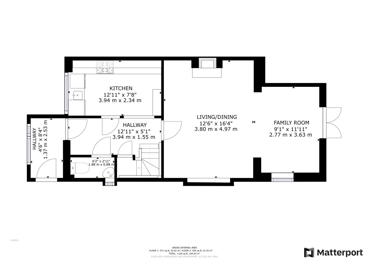 3, Windmill Crescent, Halifax floorplan