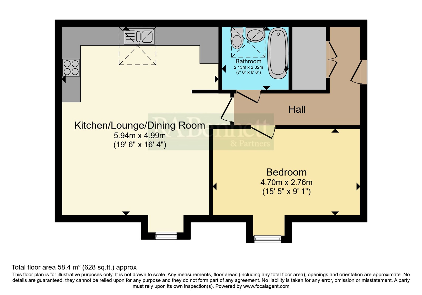 102, Vale Road, Cheltenham floorplan