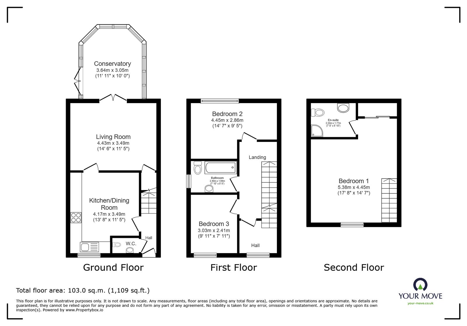 10, Brook Close, Barnsley floorplan