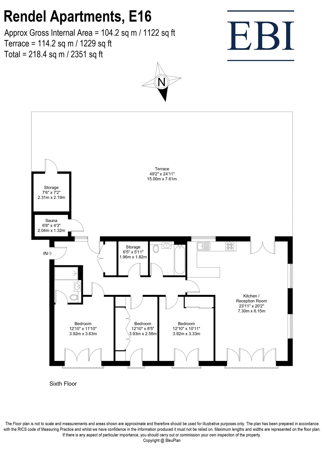 29(L2), Rendel Apartments, London floorplan