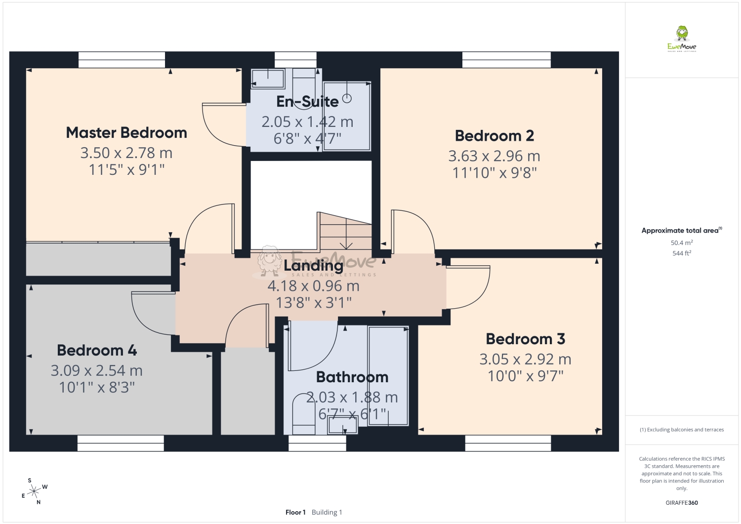 58, Gale Way, Tiverton floorplan