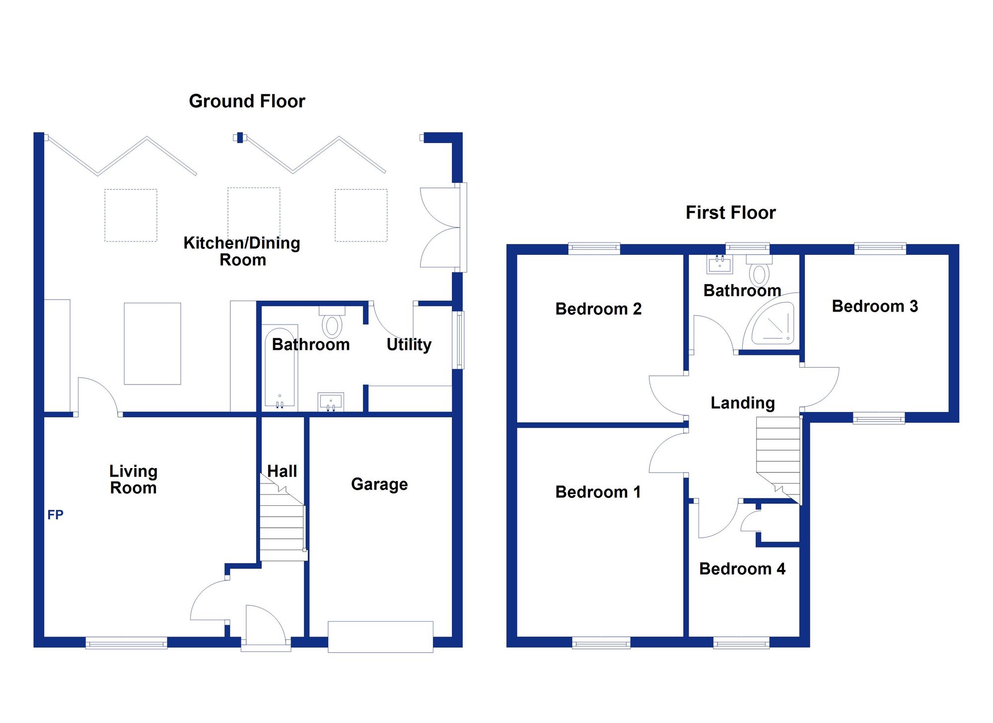 14 Bluebell Avenue, Rossendale floorplan