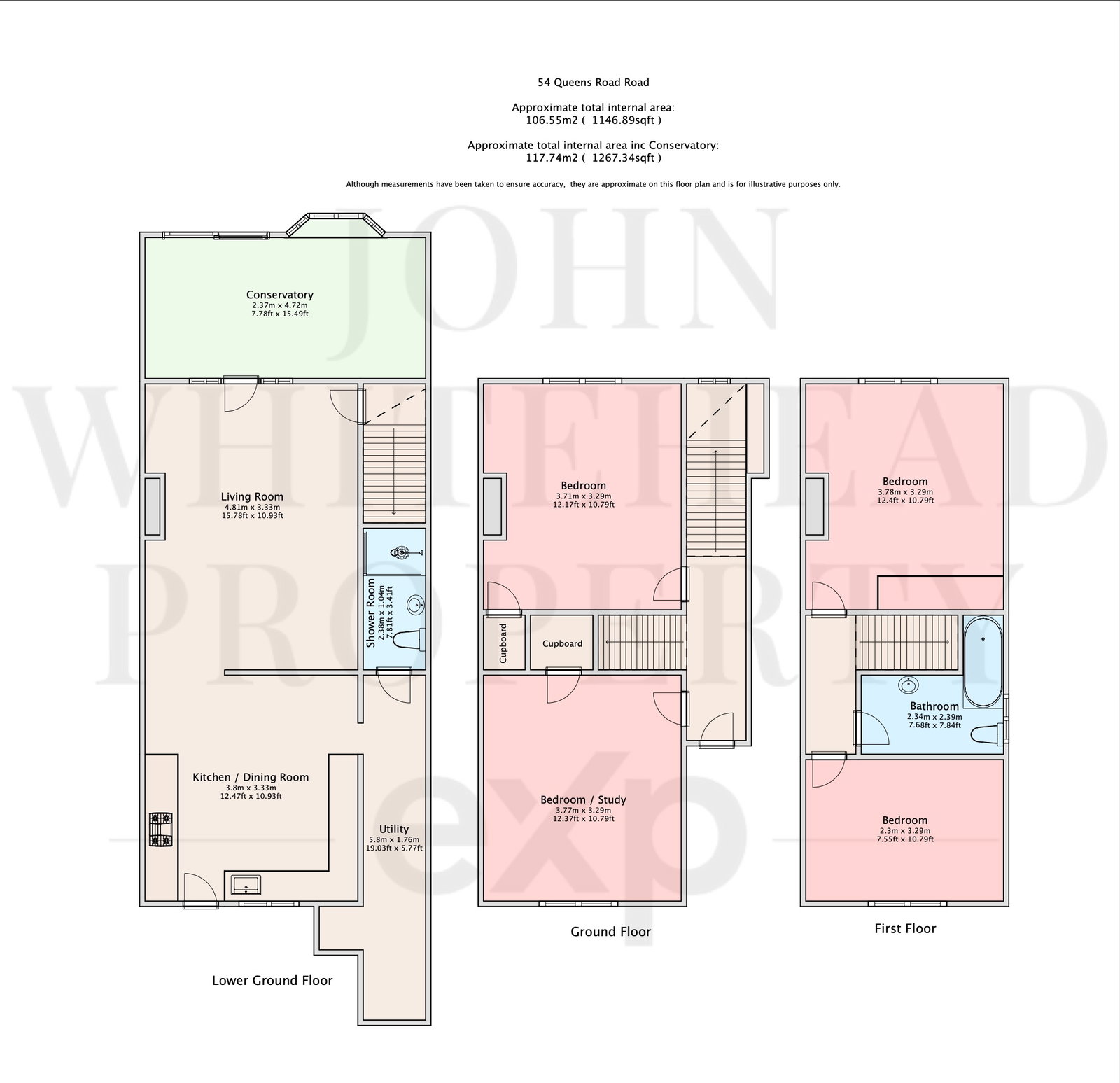 54, Queens Road, Tunbridge Wells floorplan