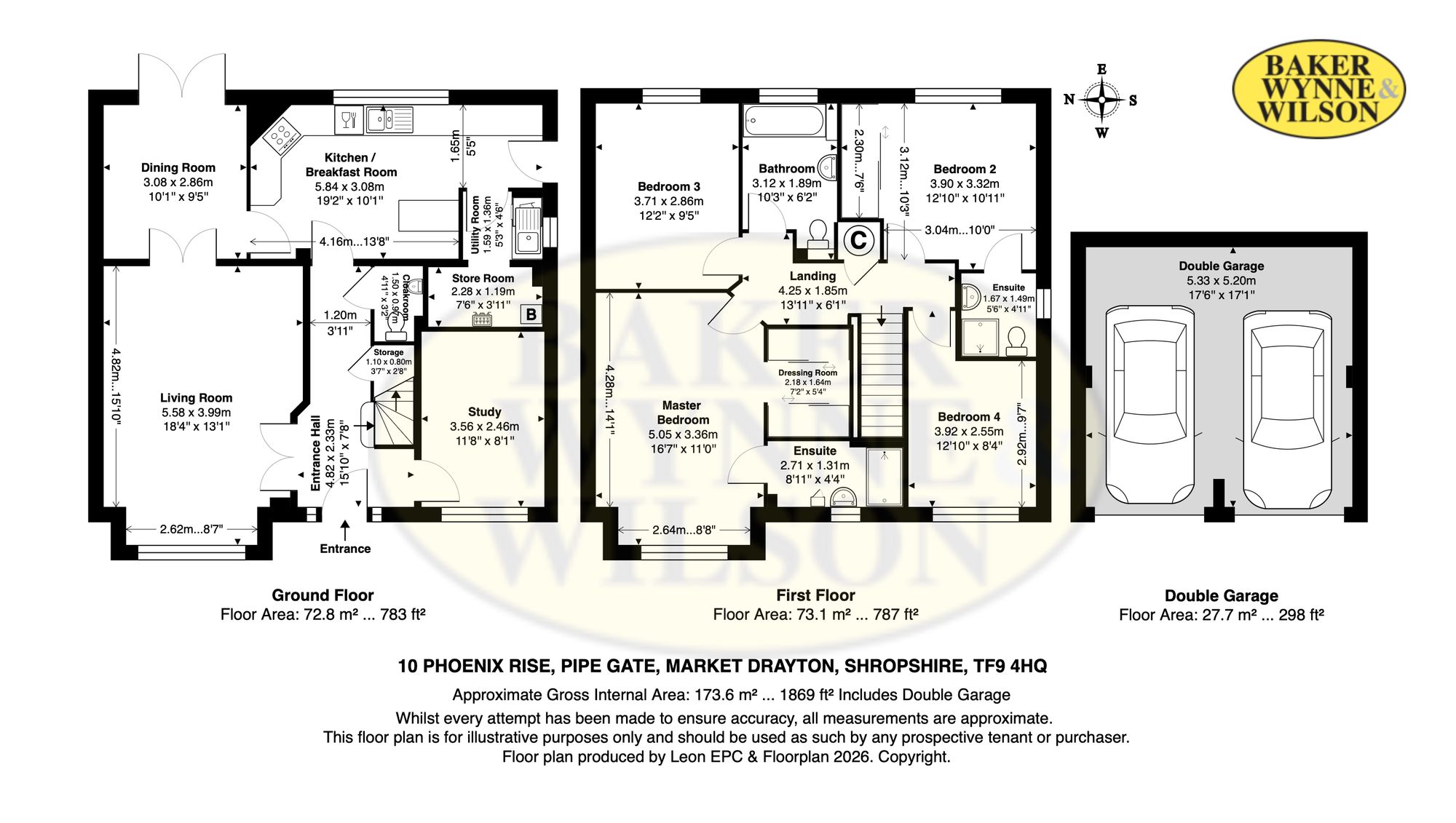 10 Phoenix Rise, Market Drayton floorplan