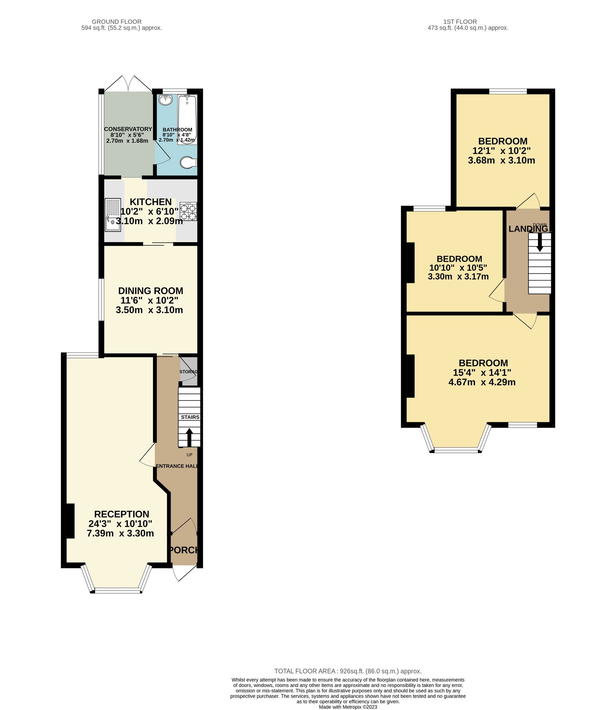 53 Sherrard Road, London floorplan