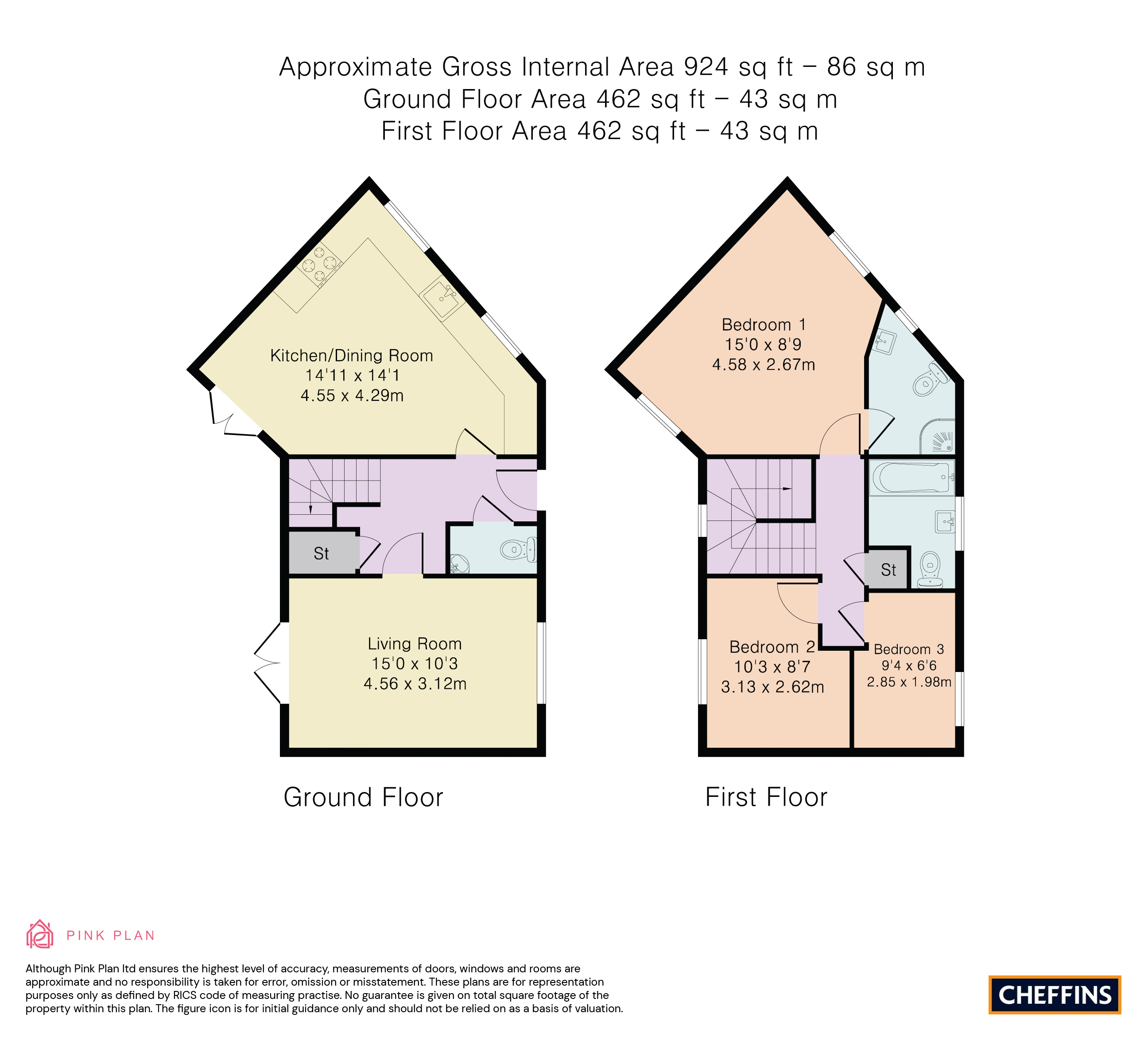 Sheepwash Way, Longstanton, Cambridge CB24, 3 bedroom semidetached