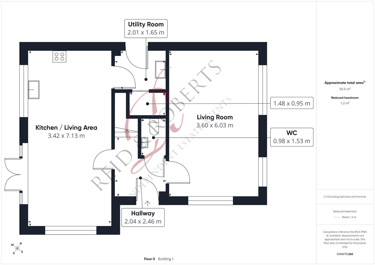 1, Ffordd Y Brwyner, Chester floorplan