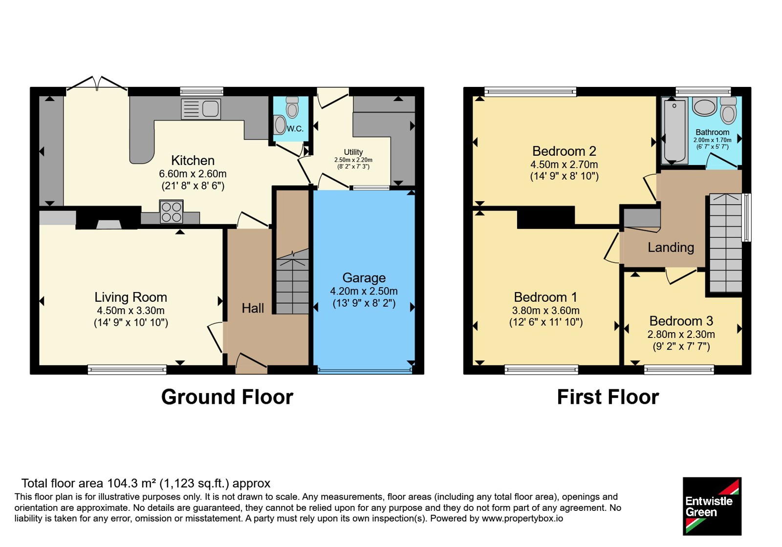 32, Holt Crescent, Wigan floorplan