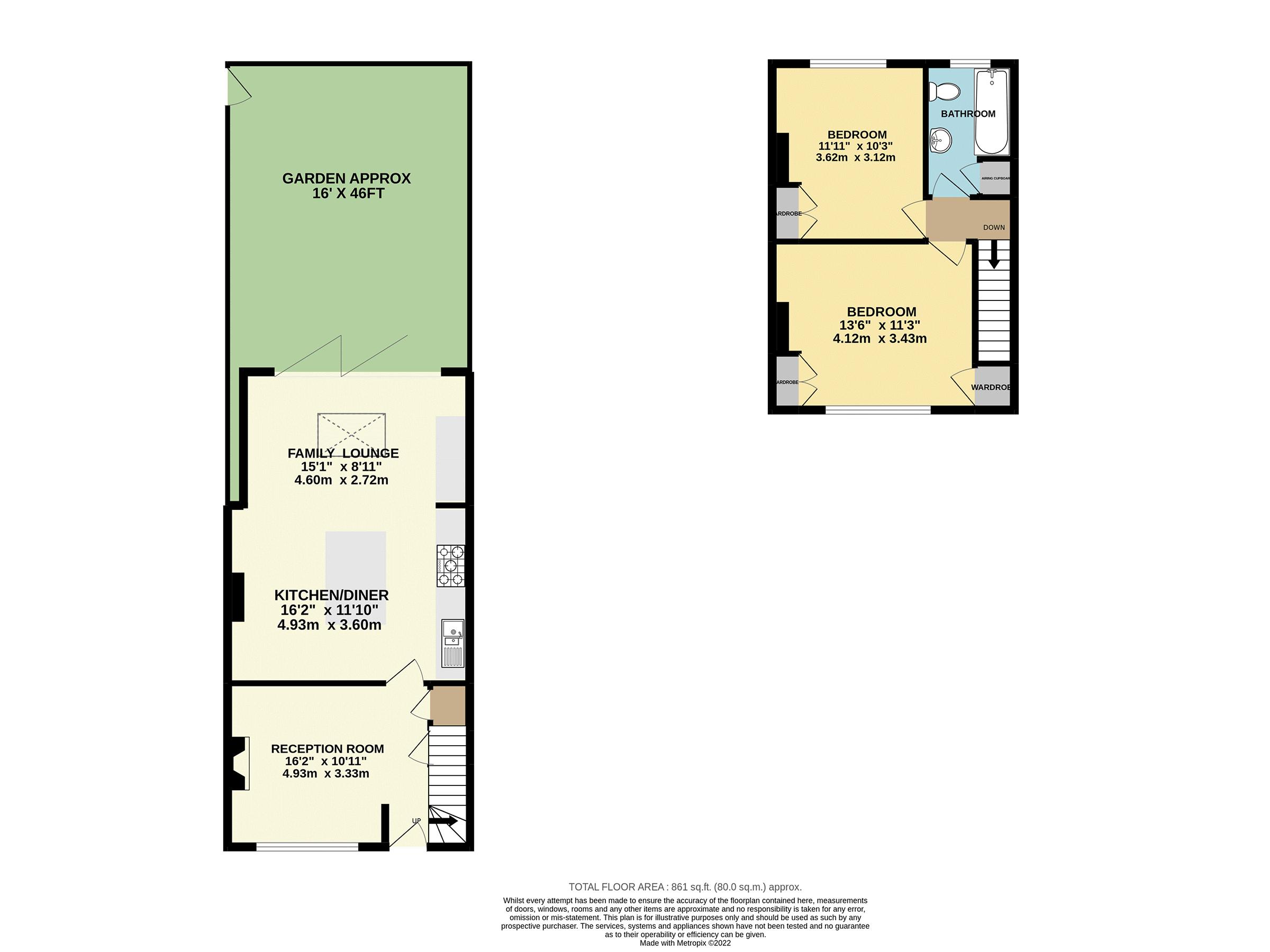 Kings Road, Long Ditton, Surbiton KT6, 2 bedroom terraced house for