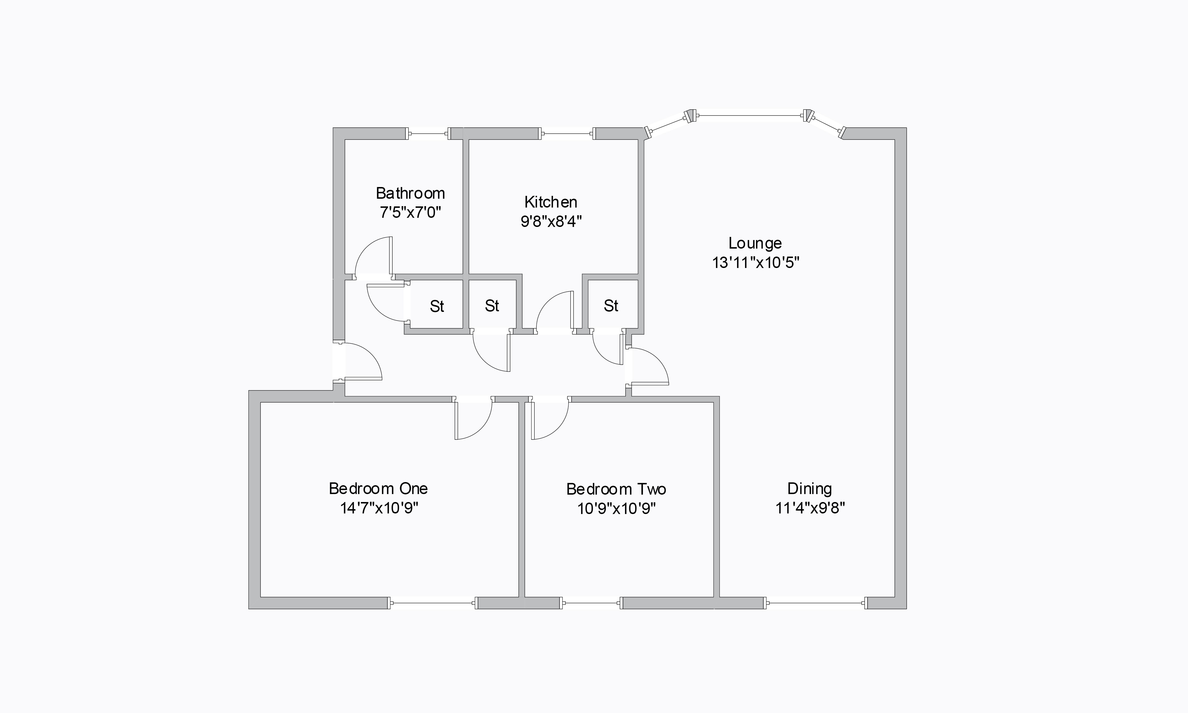 2 Bedrooms Flat for sale in Orchard Court, Thornliebank, Glasgow G46