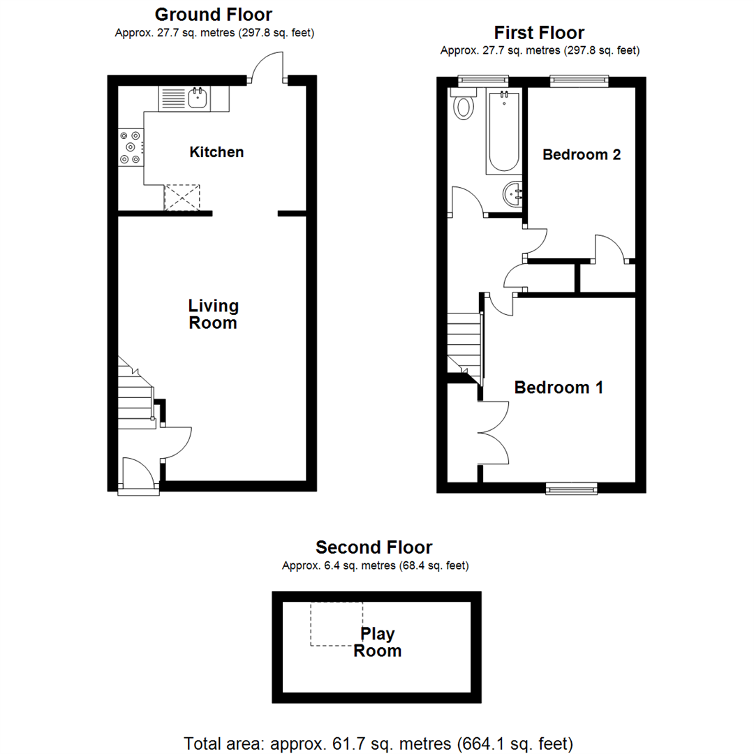 Thyme Close, Newport Pagnell MK16, 2 bedroom terraced house for sale