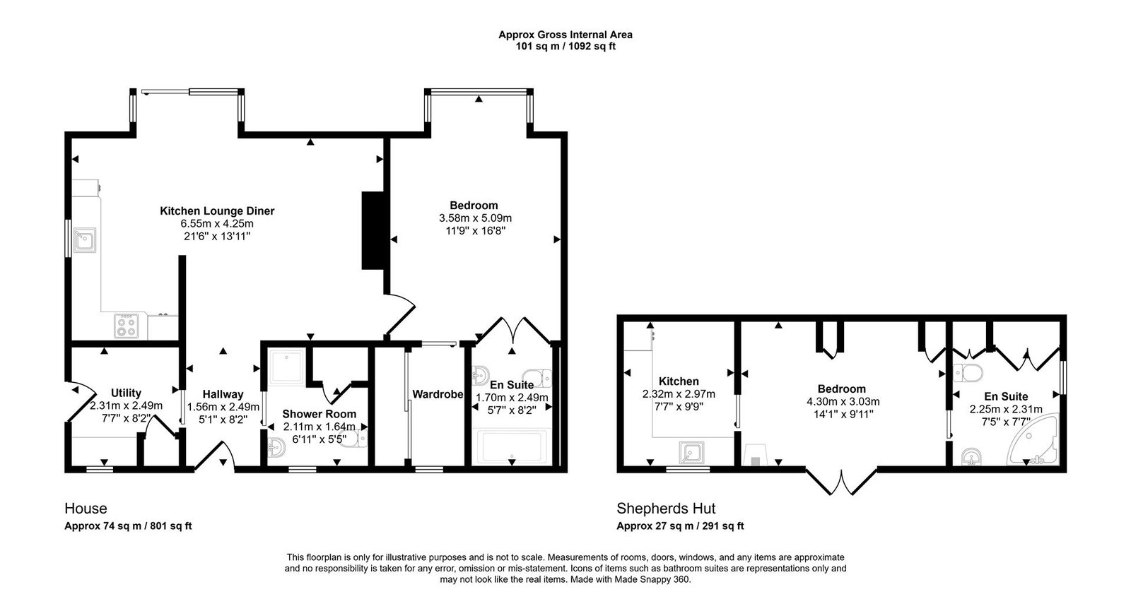 Estrella, Invershin, Lairg floorplan