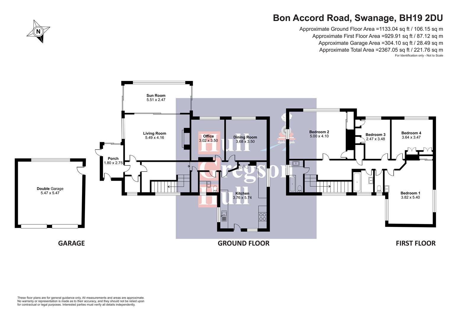 34, Bon Accord Road, Swanage floorplan