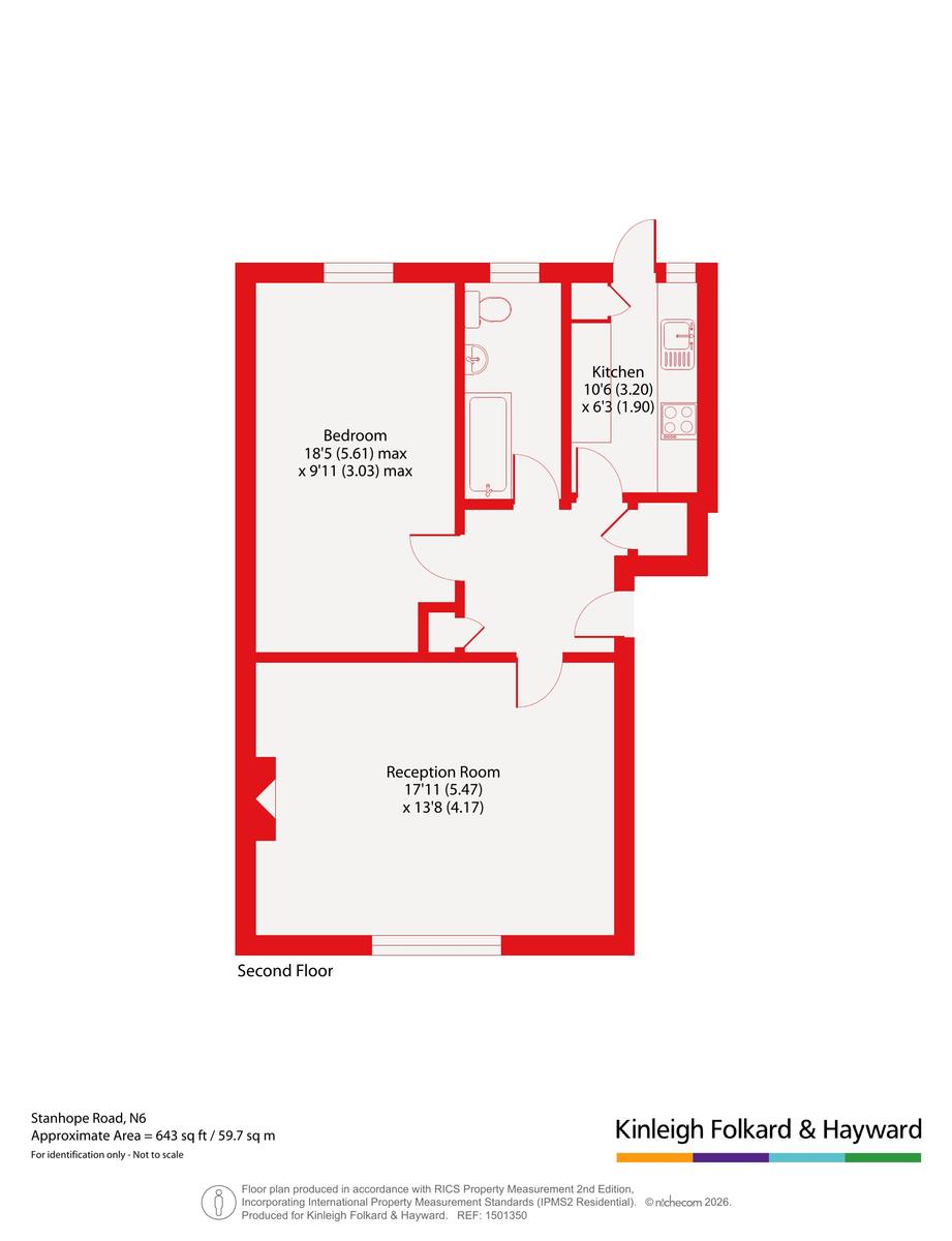 Flat 7, Hill Court,, Stanhope Road, London floorplan