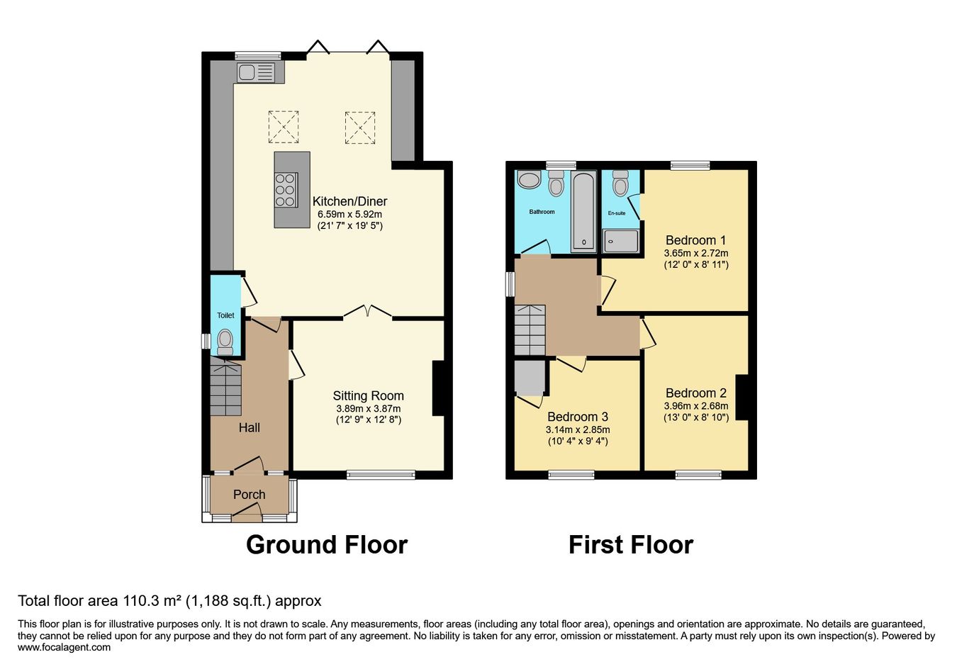 Hadlow Road, Tonbridge floorplan
