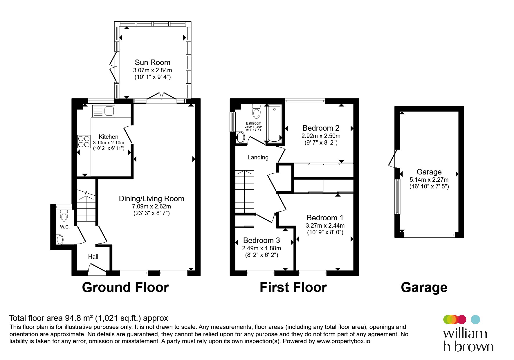 17, Cedar Walk, Sudbury floorplan