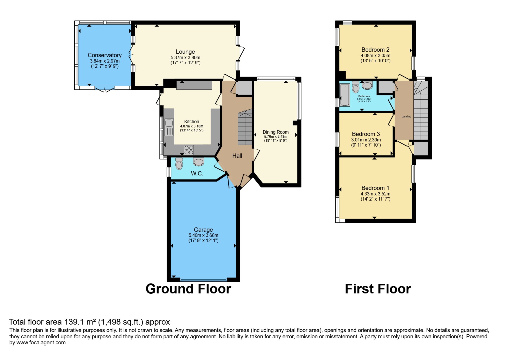 32, Amersham Avenue, Basildon floorplan