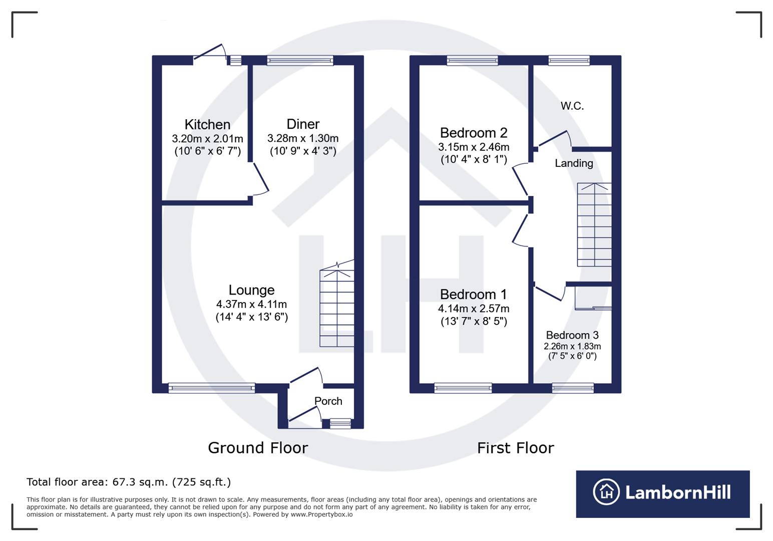 9, The Willows, Sittingbourne floorplan