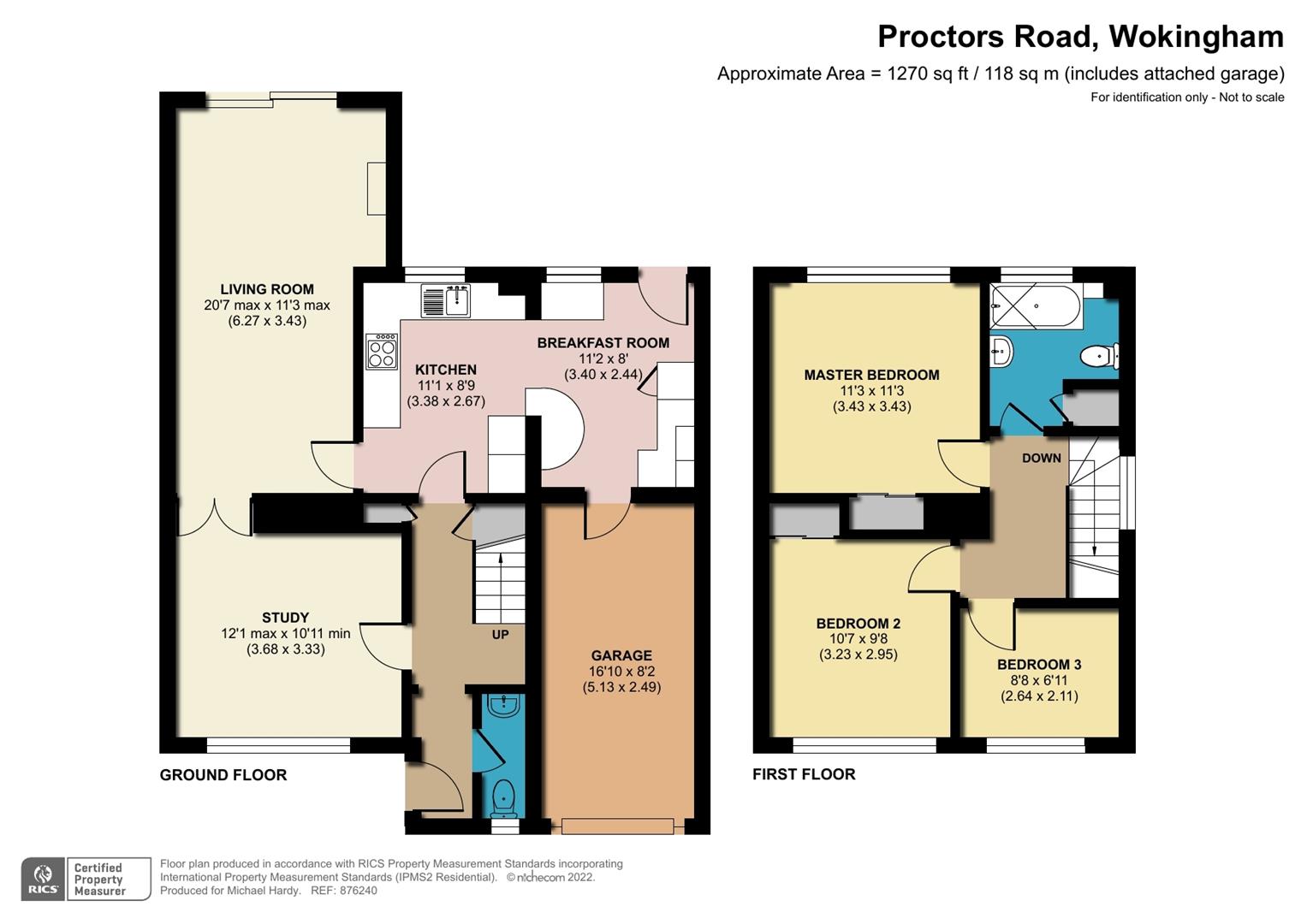Proctors Road Wokingham, Berkshire RG40, 3 bedroom linkdetached house
