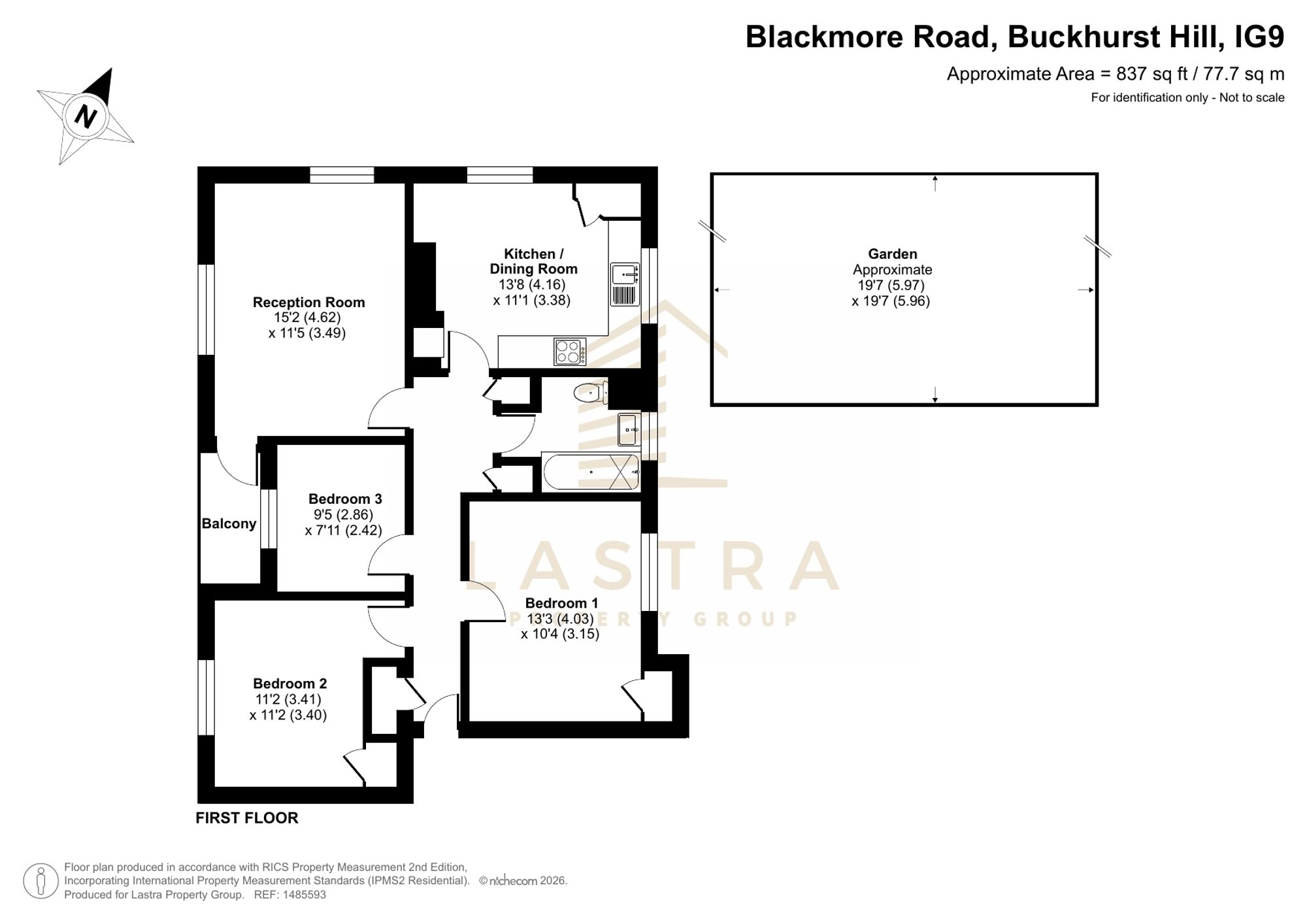 3 Nazeing House Blackmore Road, Buckhurst Hill floorplan