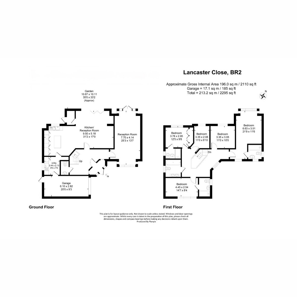 4a, Lancaster Close, Bromley floorplan