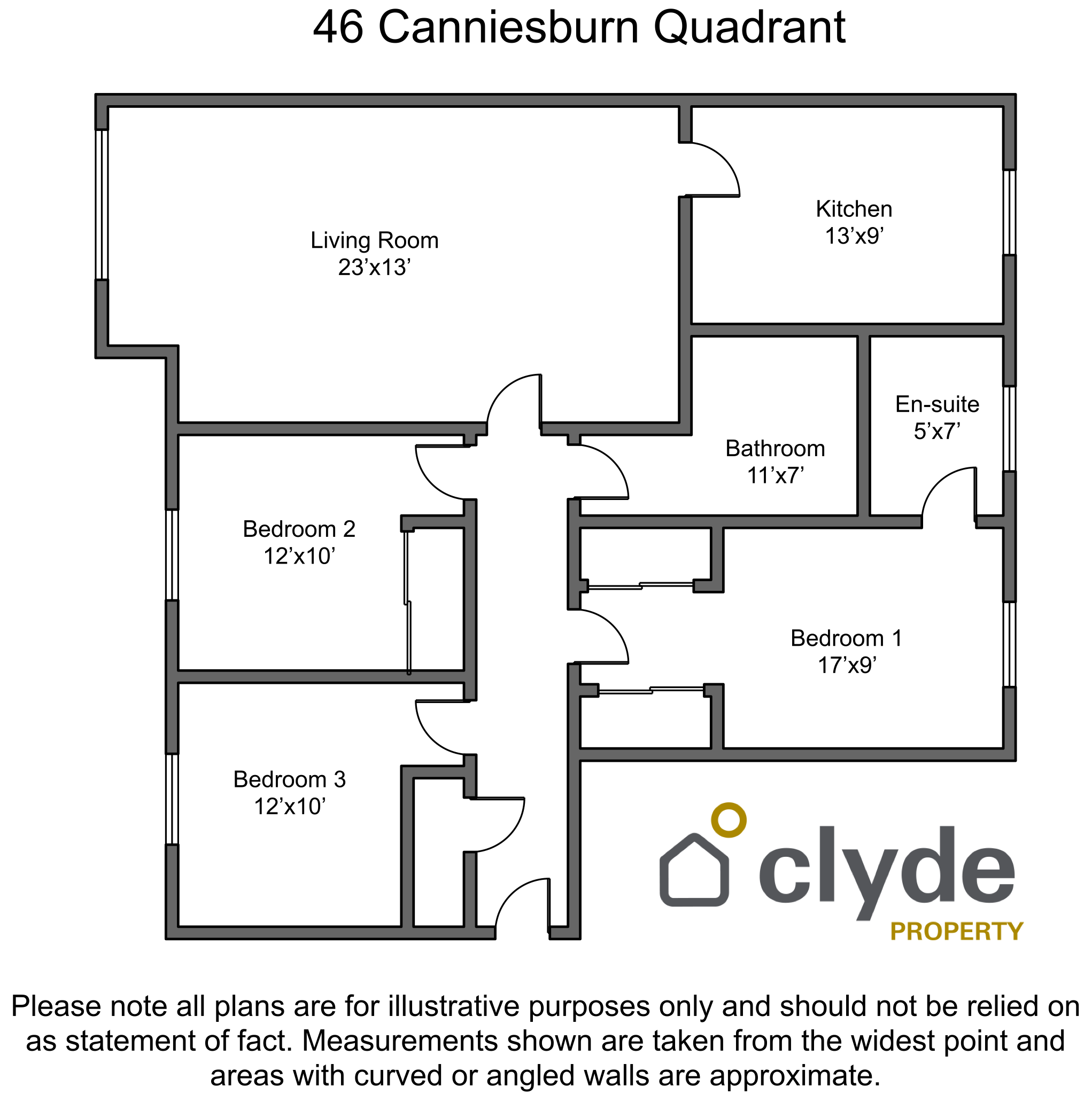 46, Canniesburn Quadrant, East Dunbartonshire floorplan