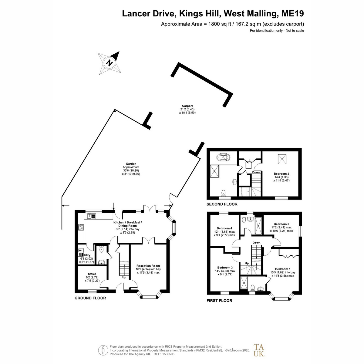 Lancer Drive, West Malling floorplan