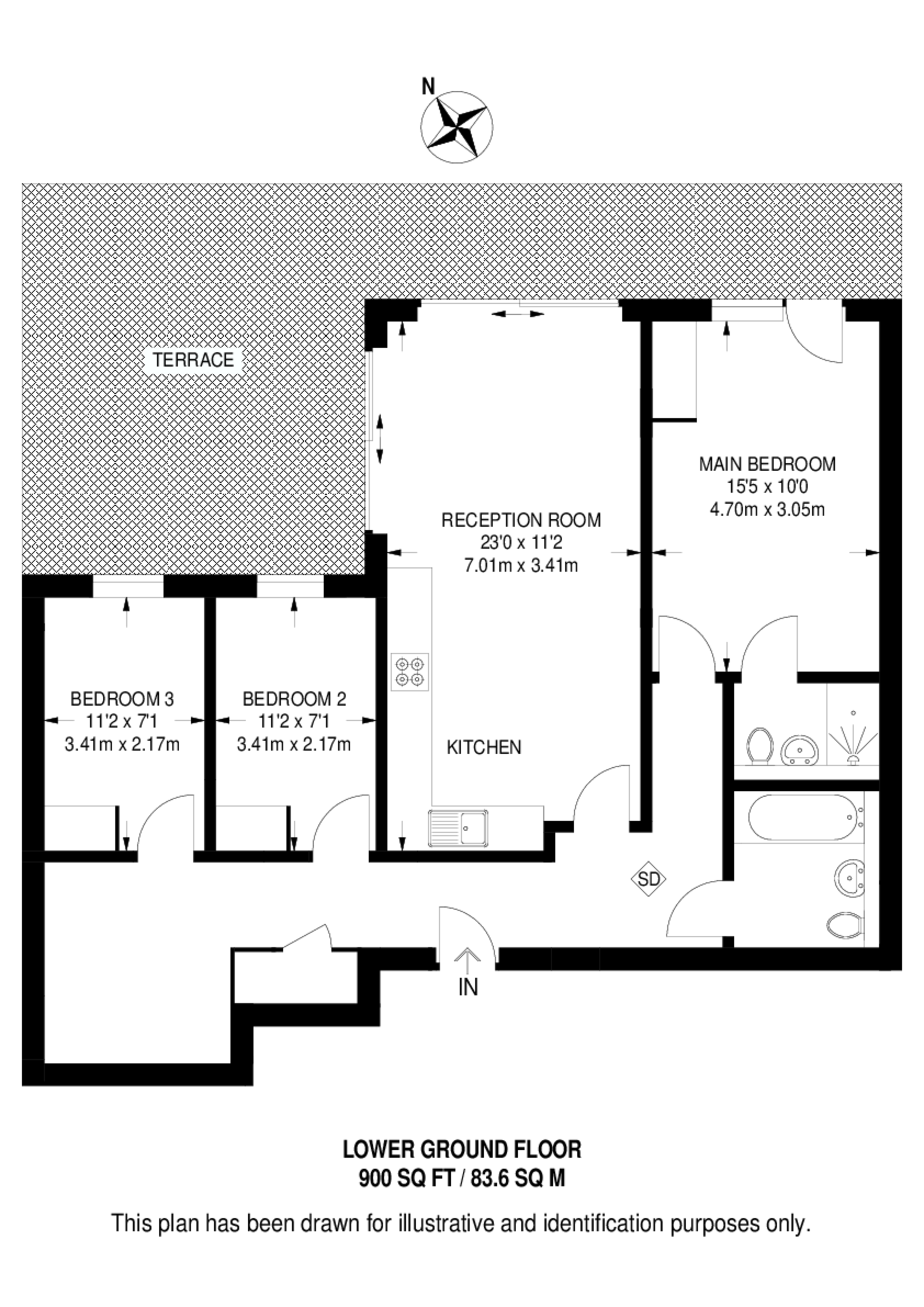 Purley Knoll, Purley floorplan