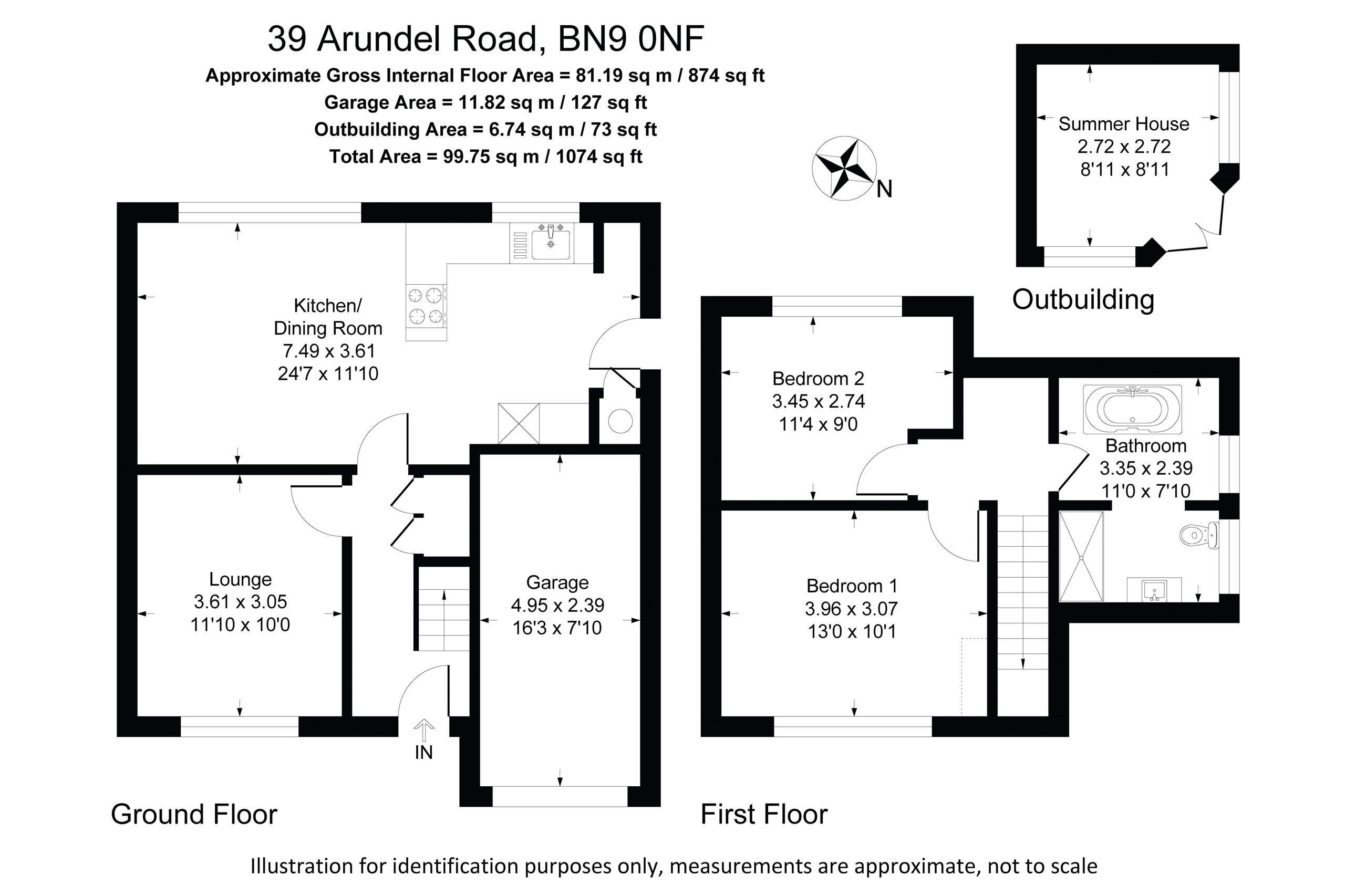 39, Arundel Road, NEWHAVEN floorplan