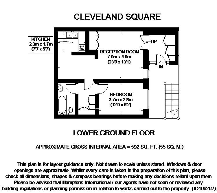 1 Bedrooms Flat to rent in Cleveland Square, London W2