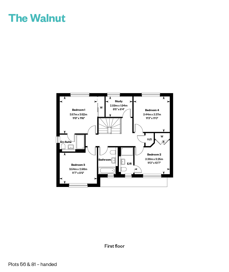 93, Land Off Ditchling Road, Wivelsfield, Rh17 7Rf floorplan